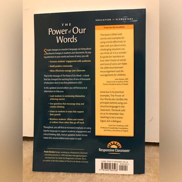 The Power of Our Words: Teacher Language That Helps Children Learn 2nd Edition - Picture 2 of 2